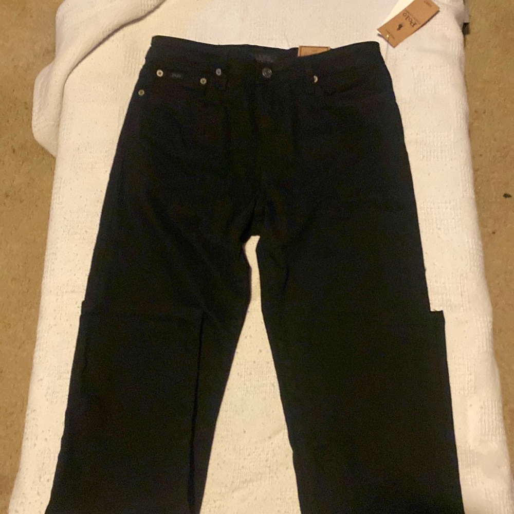 Black polo jeans